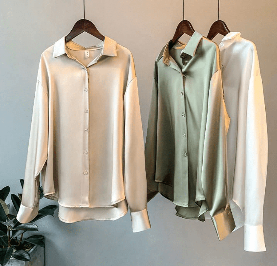 MYRA Silk – Elegant Women's Silk Blouse – Luxurious & Versatile for Office & Events