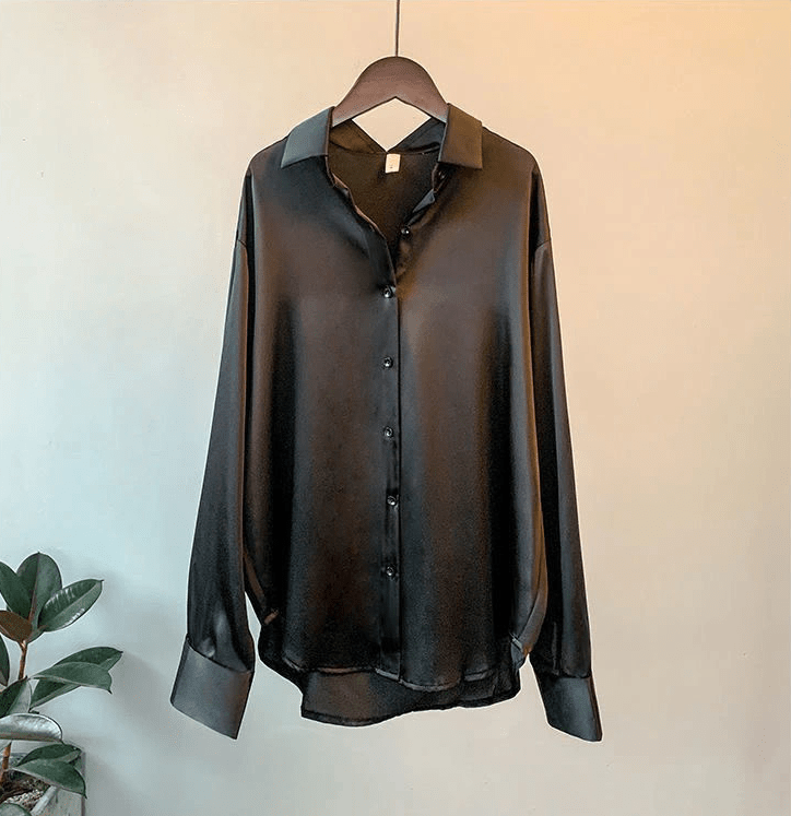 MYRA Silk – Elegant Women's Silk Blouse – Luxurious & Versatile for Office & Events