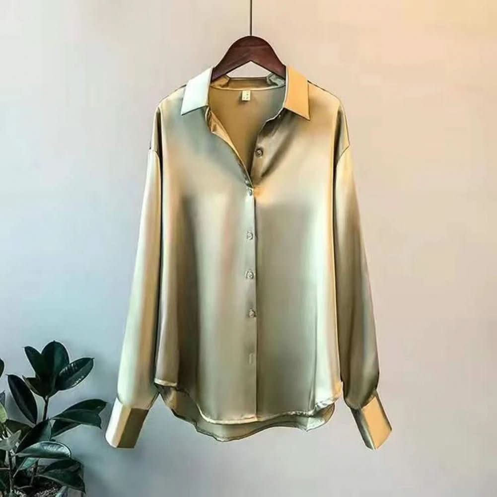 MYRA Silk – Elegant Women's Silk Blouse – Luxurious & Versatile for Office & Events