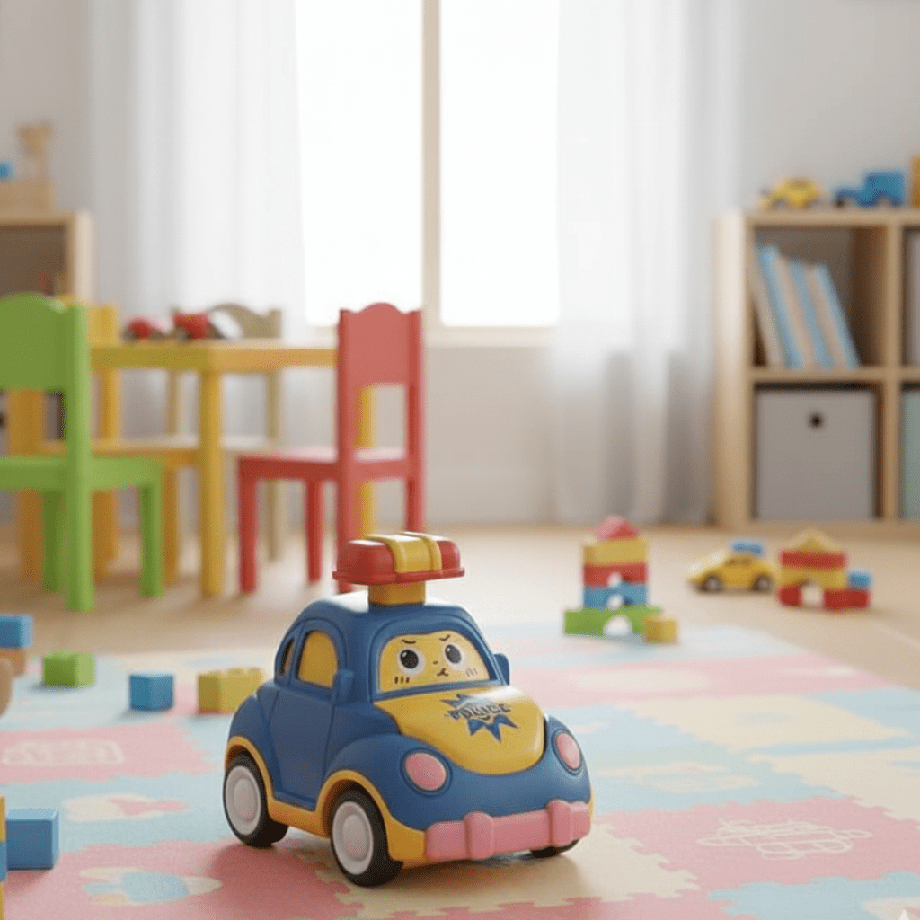 AdventureBuddy – Wind-Up Toy Car For Imaginative Driving Fun Without Batteries