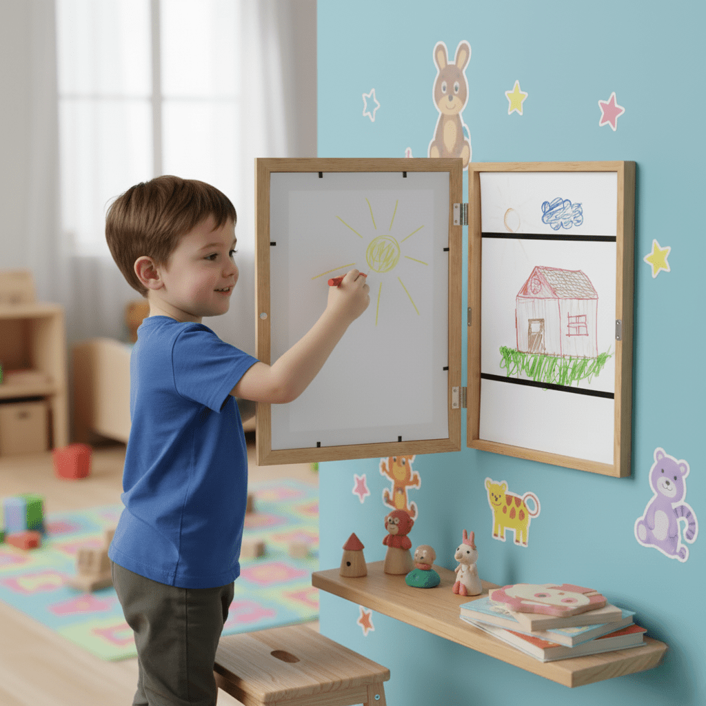 MY FIRST DRESSING FRAME – Montessori Learning Toy for Independence & Fine Motor Skills in Children