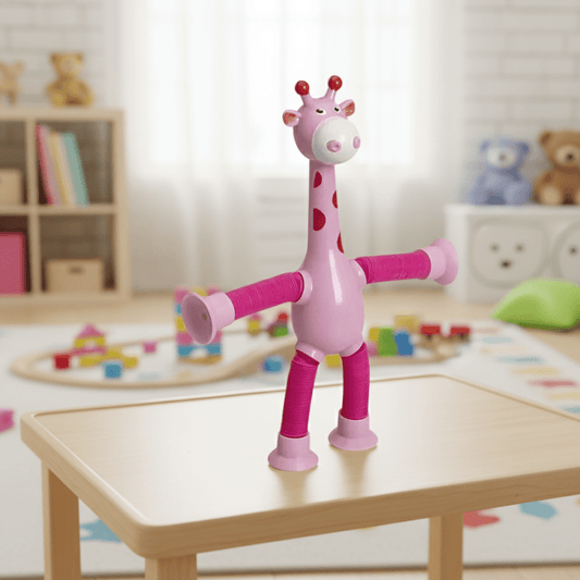 FlexiGiraffe – Flexible Suction Cup Toy for Creative Children