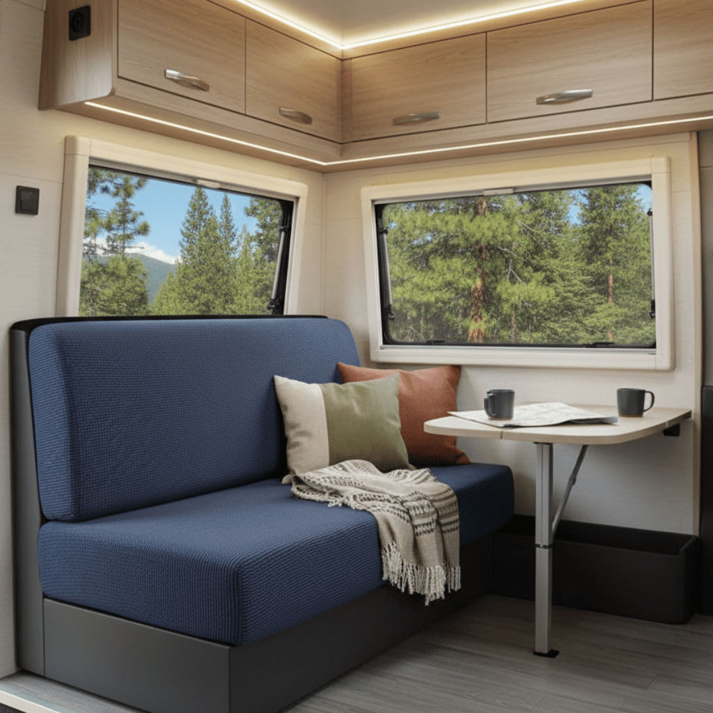 Travel Sofa – Protective Seat Cover Set For Camper Interiors