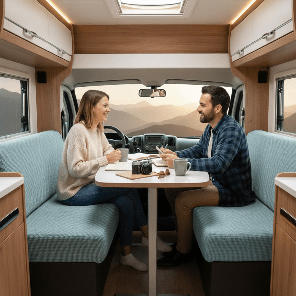 Travel Sofa – Protective Seat Cover Set For Camper Interiors