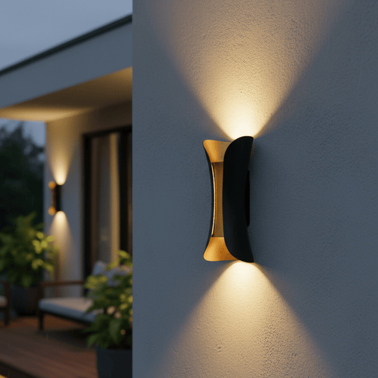 Orr Curved Outdoor Wall Light - Curved LED Wall Light with IP65 Protection