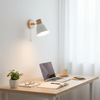YADIEL Wall Lamp - Nordic Wooden Wall Lamp with Pull Switch