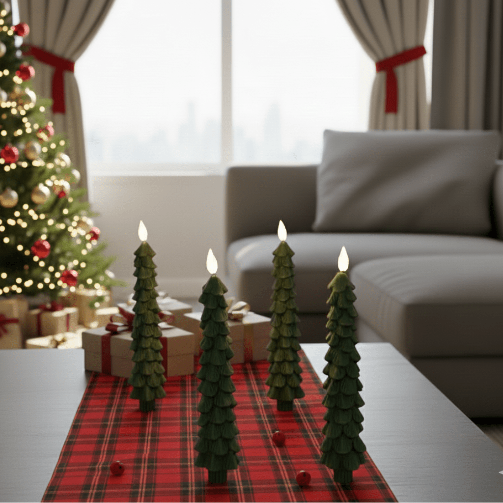 Flammenguss – Elegant LED Candle Tree for Relaxing Christmas Evenings