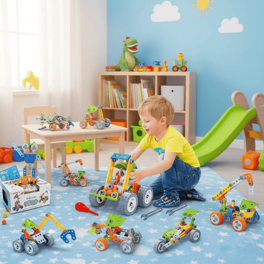 Creative Construction Kit – Construction Toy for Imagination, Motor Skills & Logical Thinking