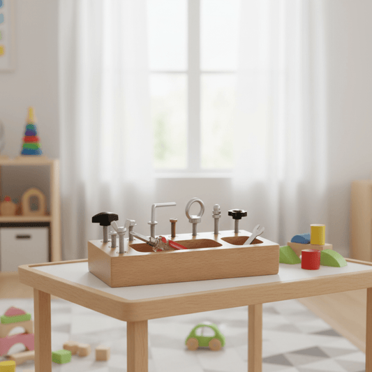 Skill Art Activity Board – Learning Board With Real Tools For Children Aged 3 And Up