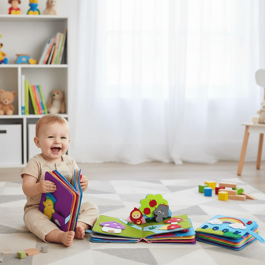 CurioSense Baby Board – Sensory Montessori Playboard For Early Development