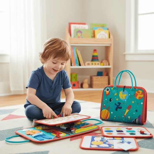WunderFolio – Interactive Montessori Book for Developing Motor Skills & Senses