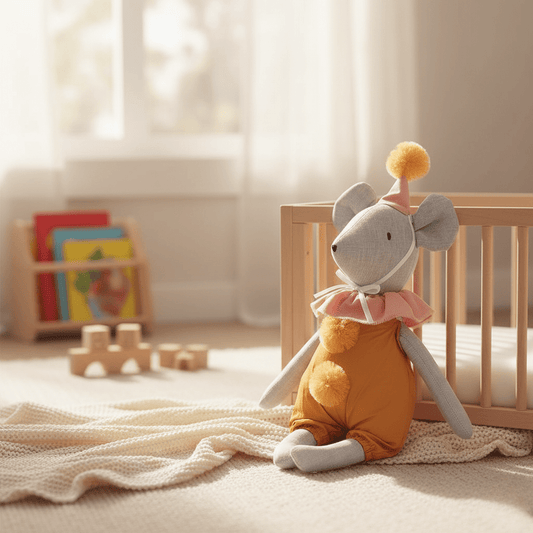 MÖSSBUN – Nordic Mouse-Bunny Doll Made of Cotton and Hemp for Festive Home Decoration