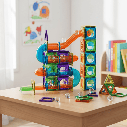 MagniBlocks – Magnetische Bausteine für kreatives 3D-Bauen & Lernspaß ab 2 Jahren