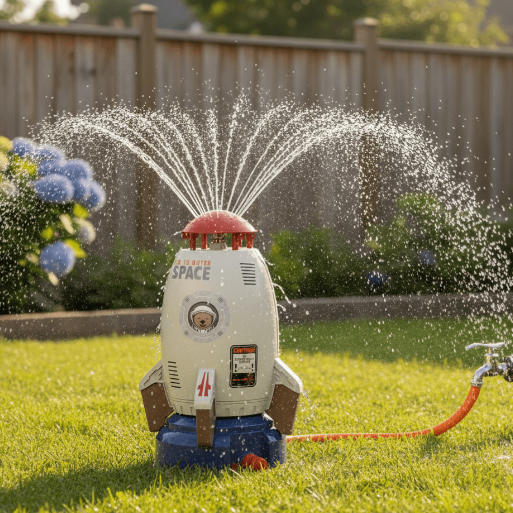 SummerSwirl – Rotating Water Toy For Carefree Garden Fun