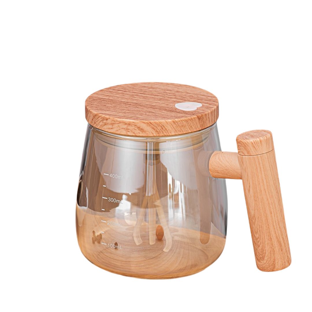 2in1 Mixer Tasse aus Holz