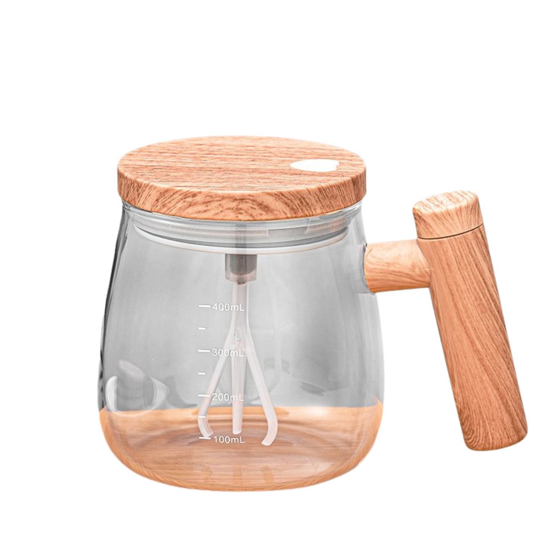 2in1 Mixer Tasse aus Holz