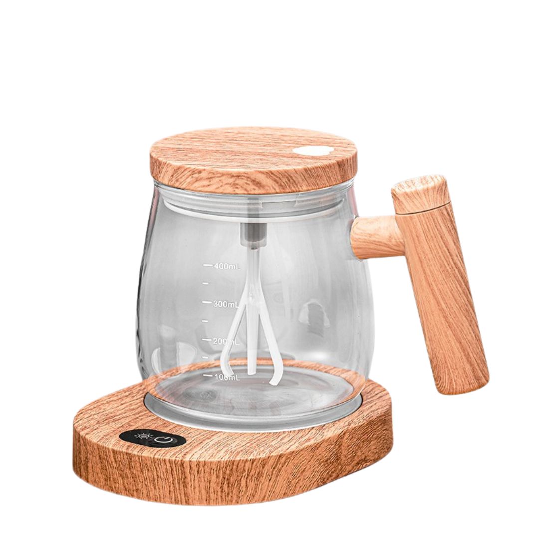 2in1 Mixer Tasse aus Holz