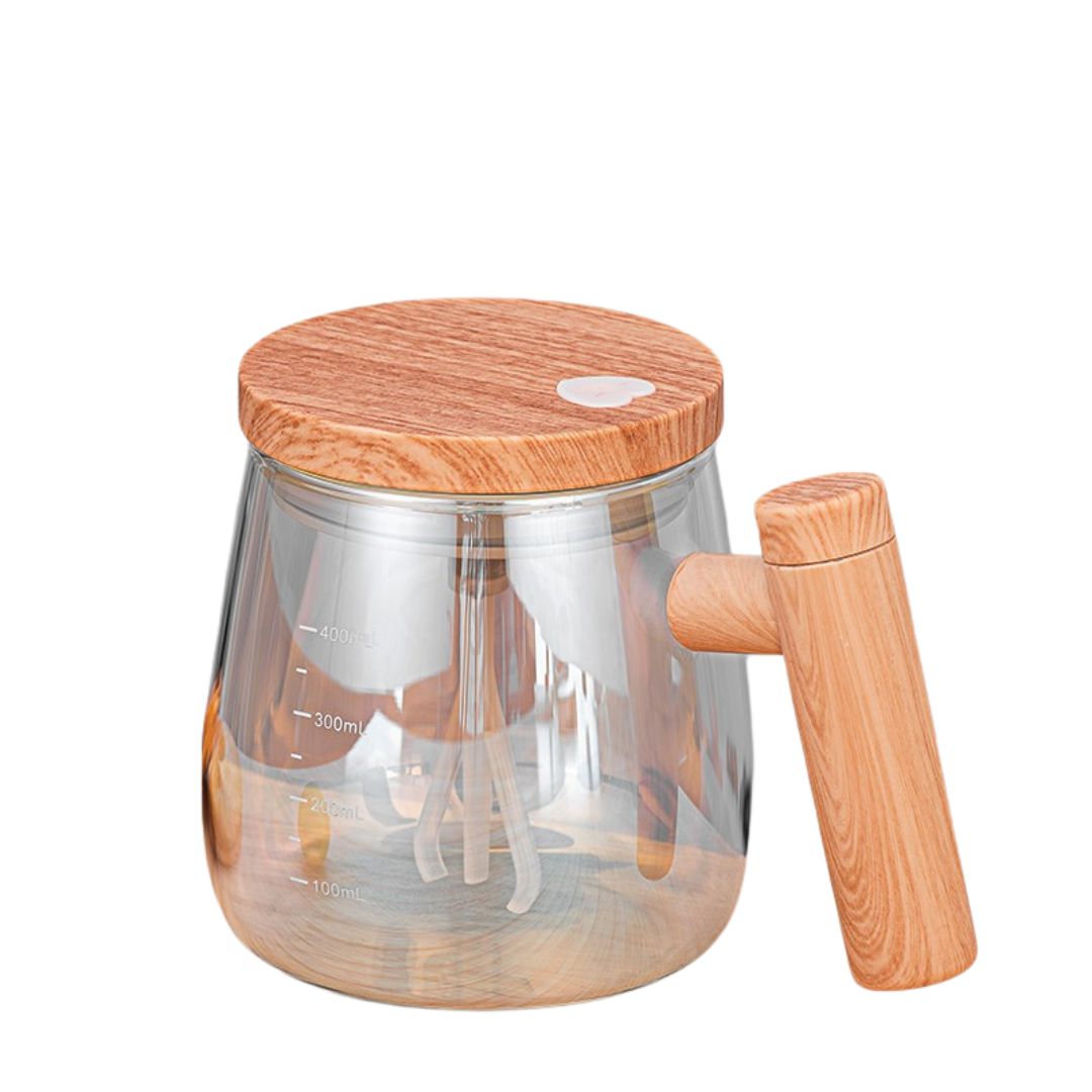 2in1 Mixer Tasse aus Holz