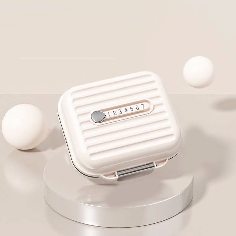 Compact Medicine Case – Portable Pill Organizer with 7 Compartments and Triple Seal