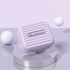 Compact Medicine Case – Portable Pill Organizer with 7 Compartments and Triple Seal