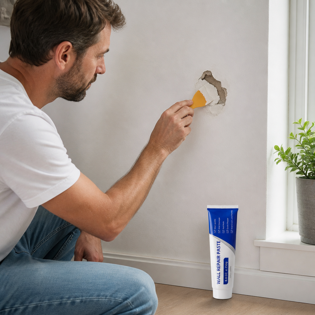 Sofort-Wandreparaturcreme – Schneller Riss- und Lochfüller