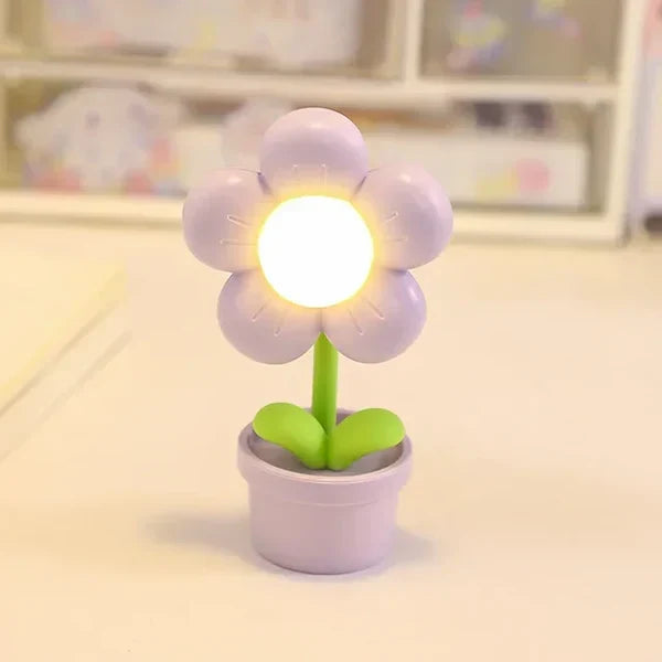 Süße Blumen-Nachtlampe für Kinder – LED Tischlampe im Blumen-Design für das Kinderzimmer