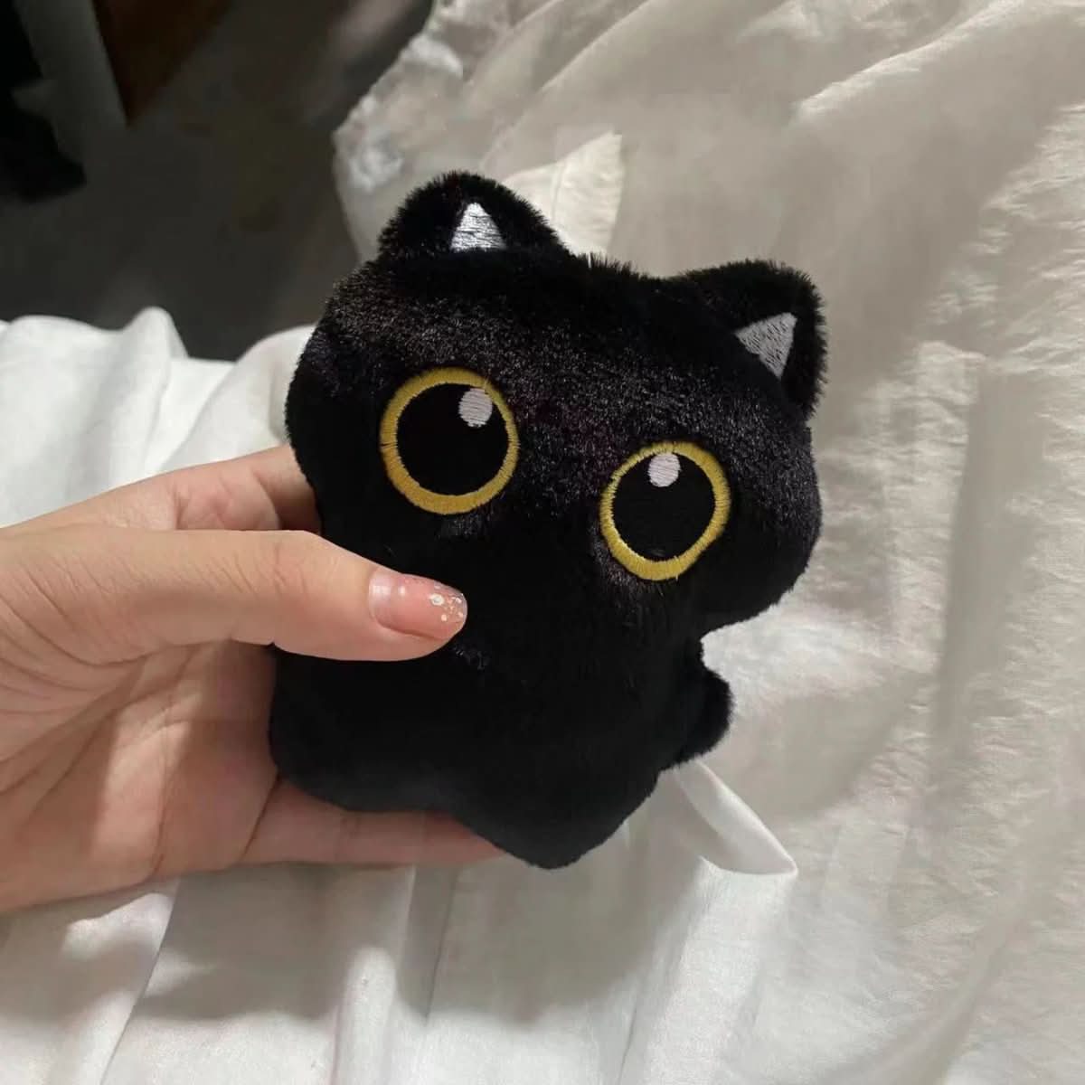 LITTLPURR – Black Plush Kitten 10 cm for Children