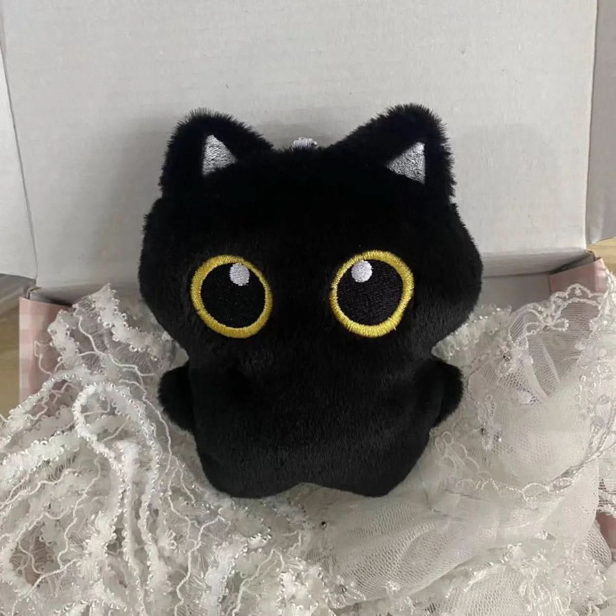 LITTLPURR – Black Plush Kitten 10 cm for Children