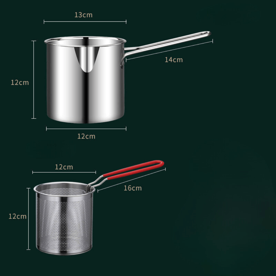 CrispyFrying – Stainless Steel Air Fryer for Low-Fat Frying & Versatile Cooking