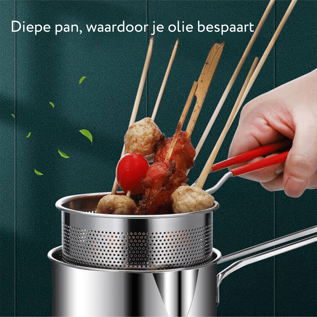 CrispyFrying – Stainless Steel Air Fryer for Low-Fat Frying & Versatile Cooking