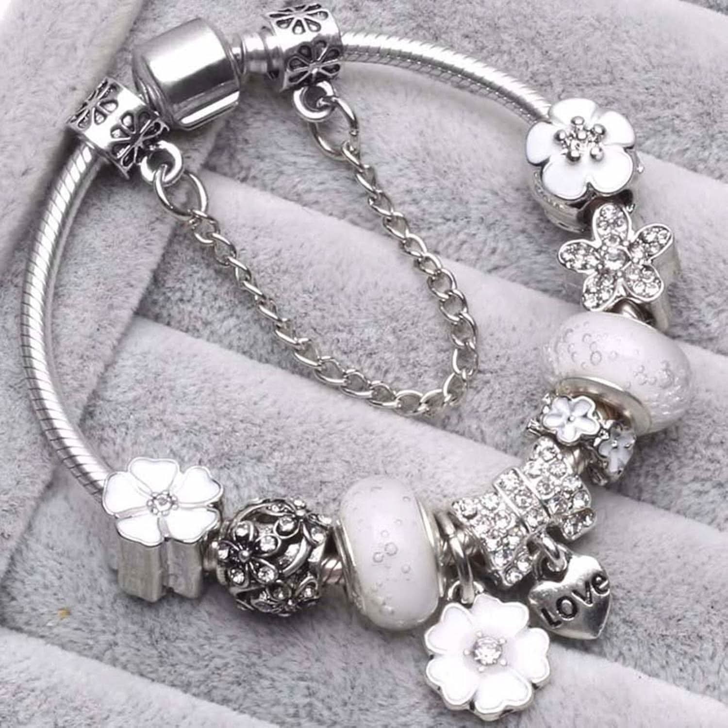 Natur Charme – Charme-Armband Aus 925er Sterlingsilber Für Jeden Anlass