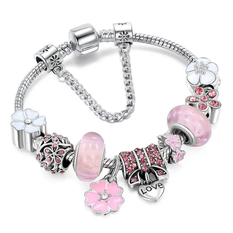 Natur Charme – Charme-Armband Aus 925er Sterlingsilber Für Jeden Anlass