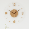 Nordic Clock – Silent Wall Clock in Scandinavian Design Made from Natural Wood
