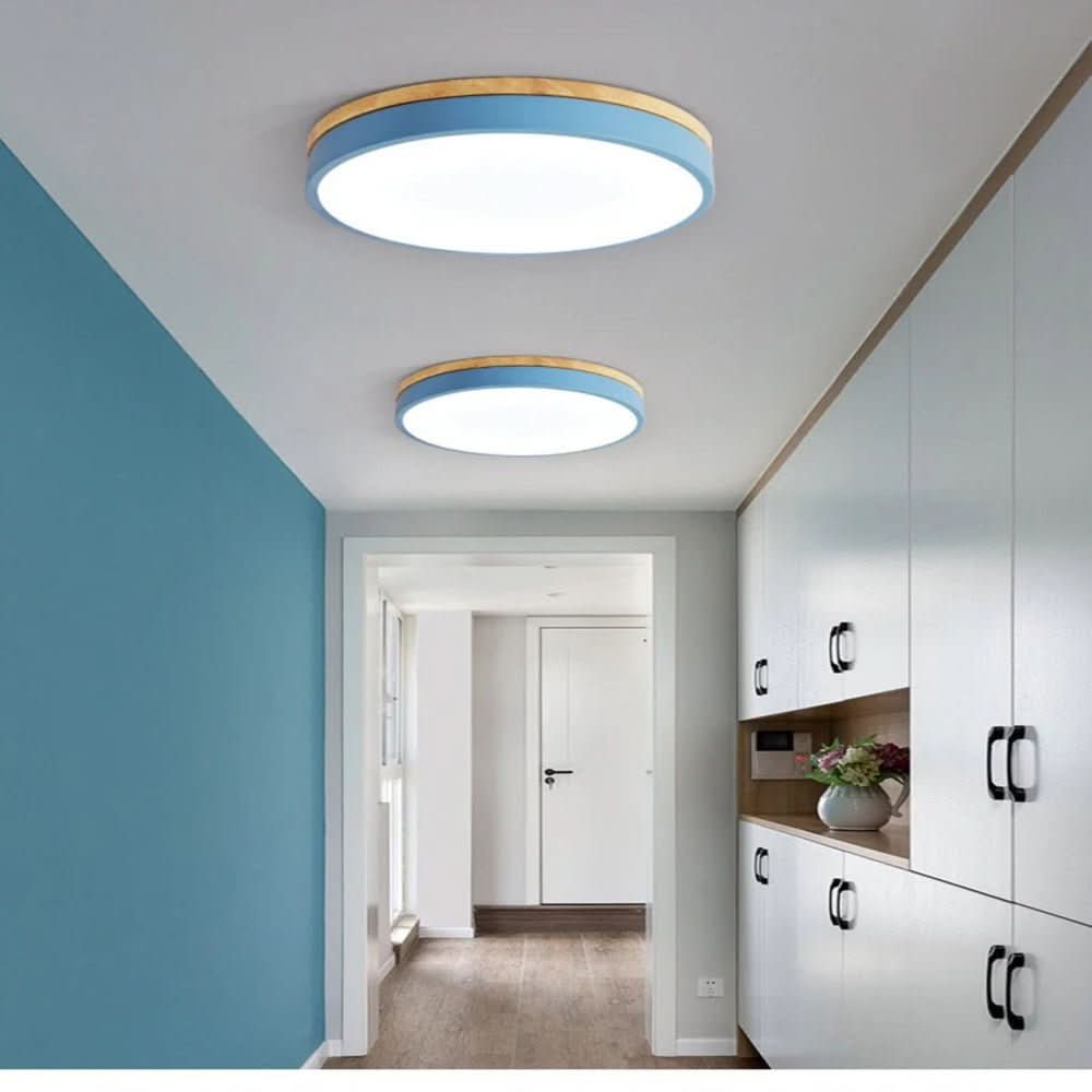NORDLUMINA LIGHT – Ceiling Light Made of Natural Wood – Scandinavian Design Kitchen, Living Room