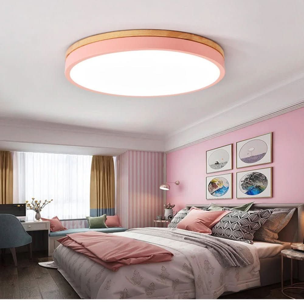 NORDLUMINA LIGHT – Ceiling Light Made of Natural Wood – Scandinavian Design Kitchen, Living Room