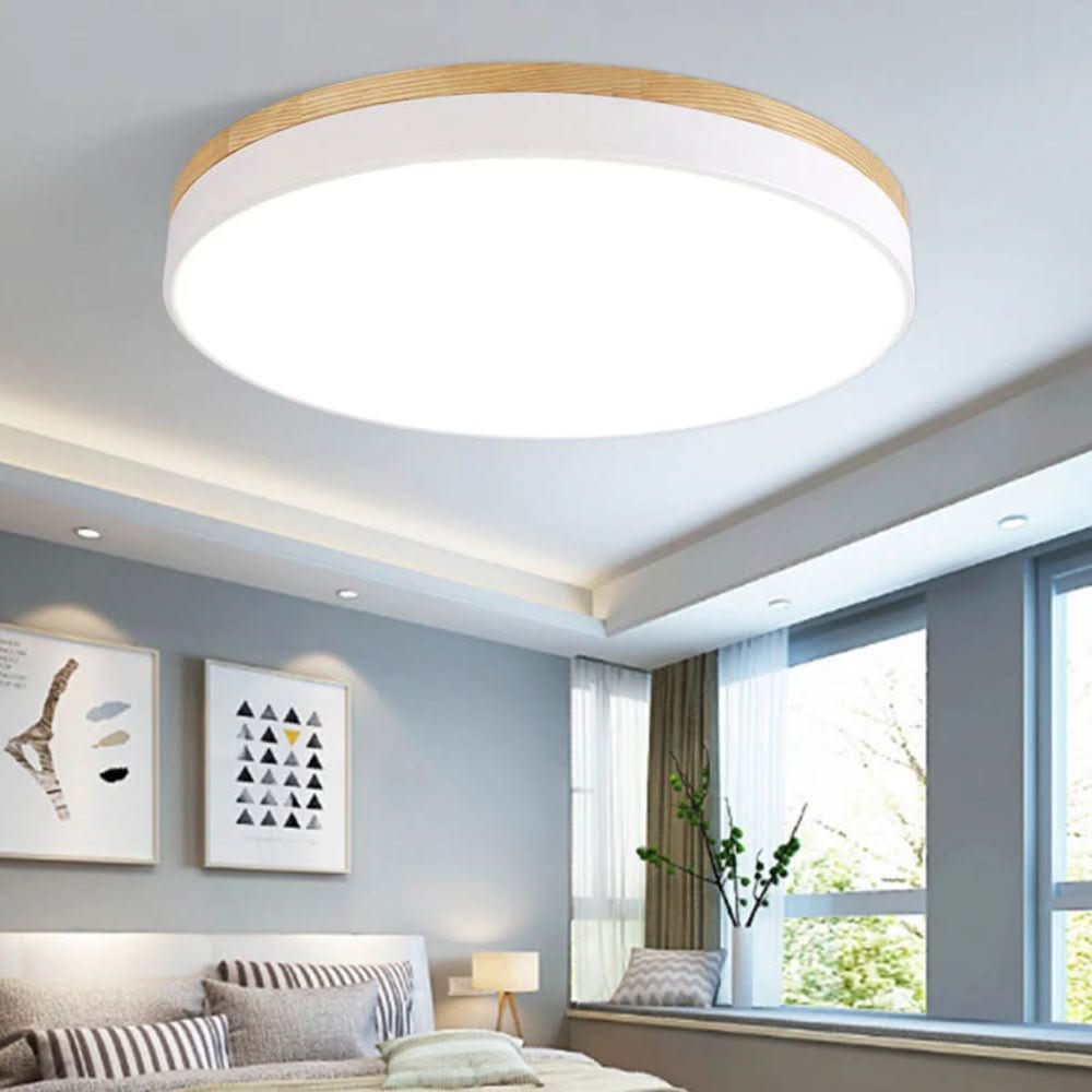 NORDLUMINA LIGHT – Ceiling Light Made of Natural Wood – Scandinavian Design Kitchen, Living Room