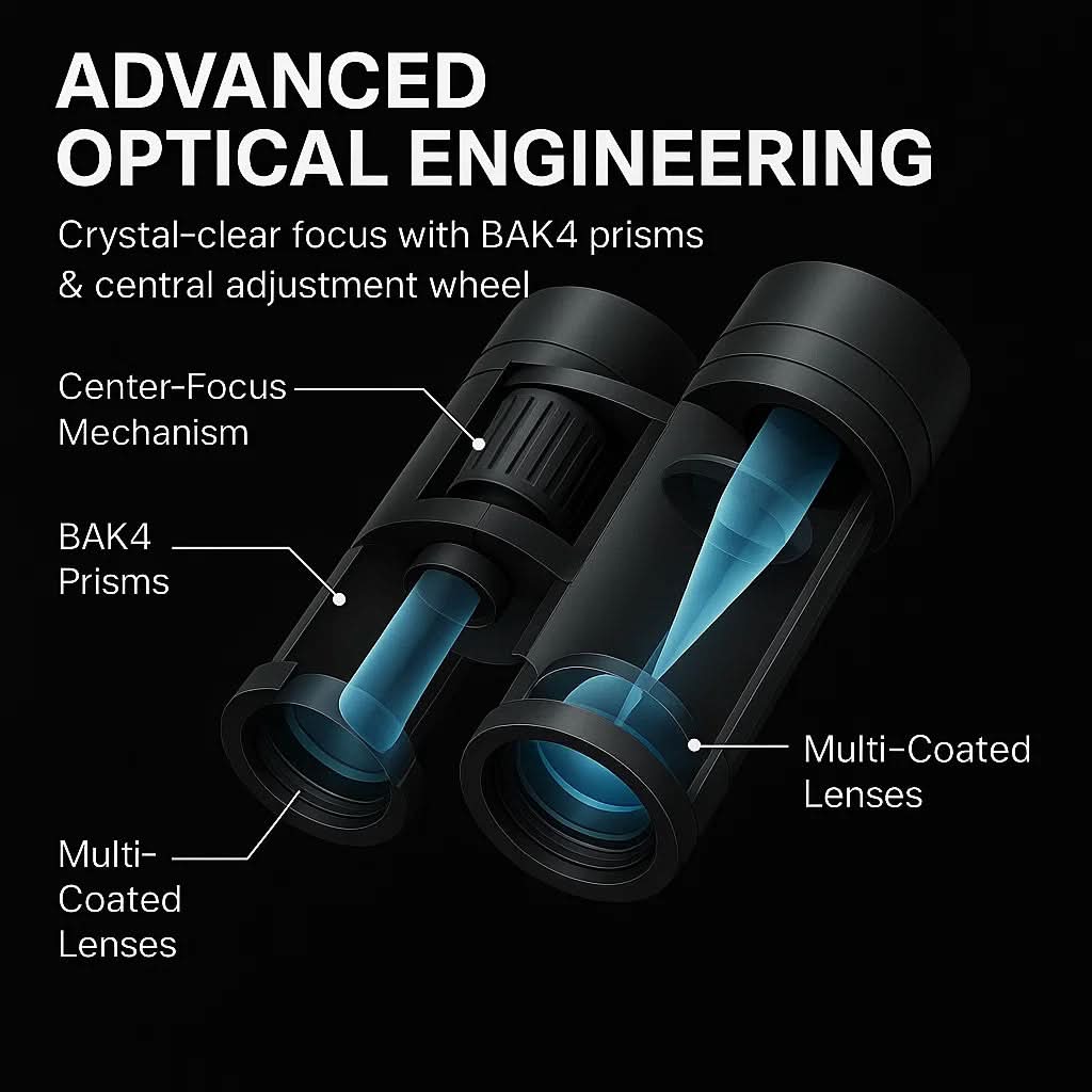 Klarblick – HD 40x22 Binoculars for Nature and Outdoor Adventures