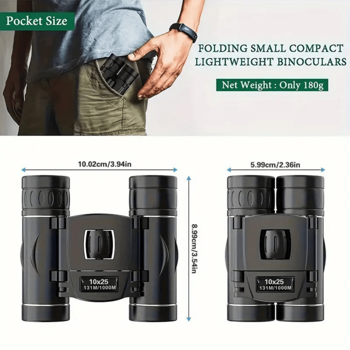 Klarblick – HD 40x22 Binoculars for Nature and Outdoor Adventures