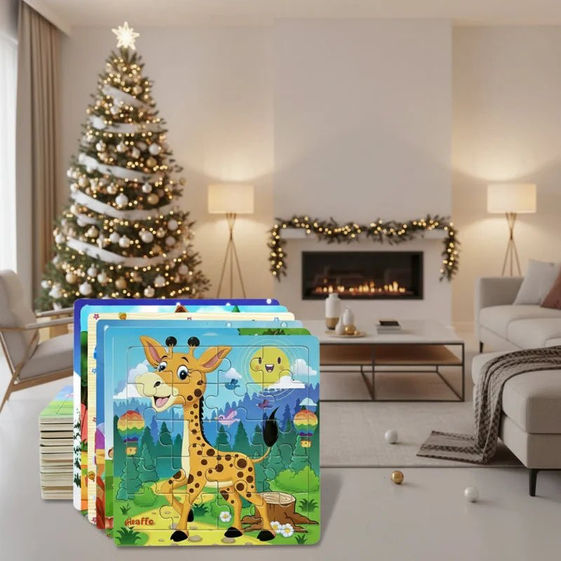 KitzelSchnapp – 3D Wooden Puzzles For Early Childhood Learning
