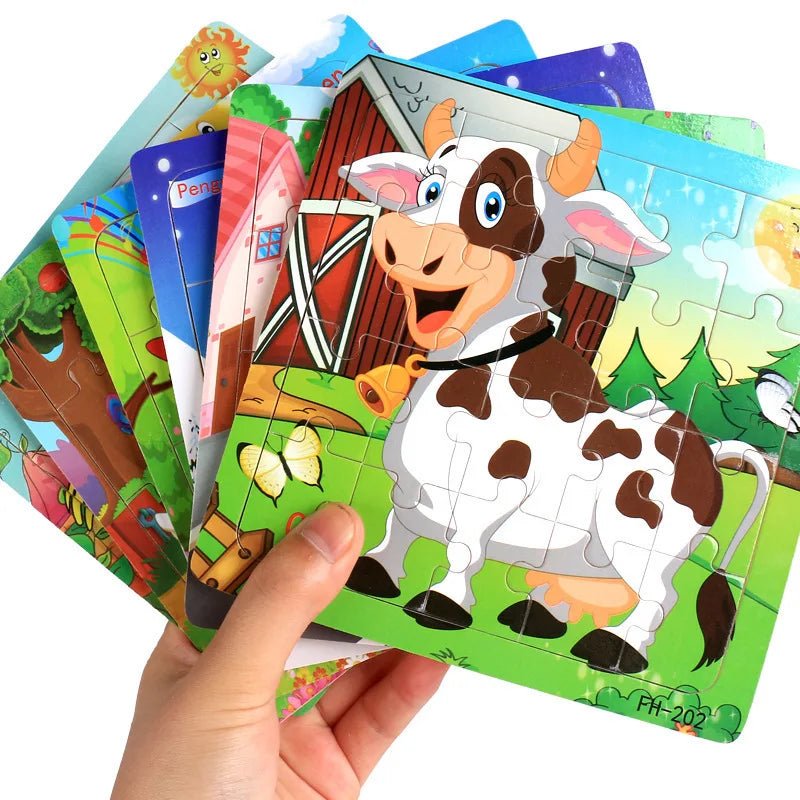 KitzelSchnapp – 3D Wooden Puzzles For Early Childhood Learning