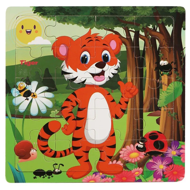 KitzelSchnapp – 3D Wooden Puzzles For Early Childhood Learning