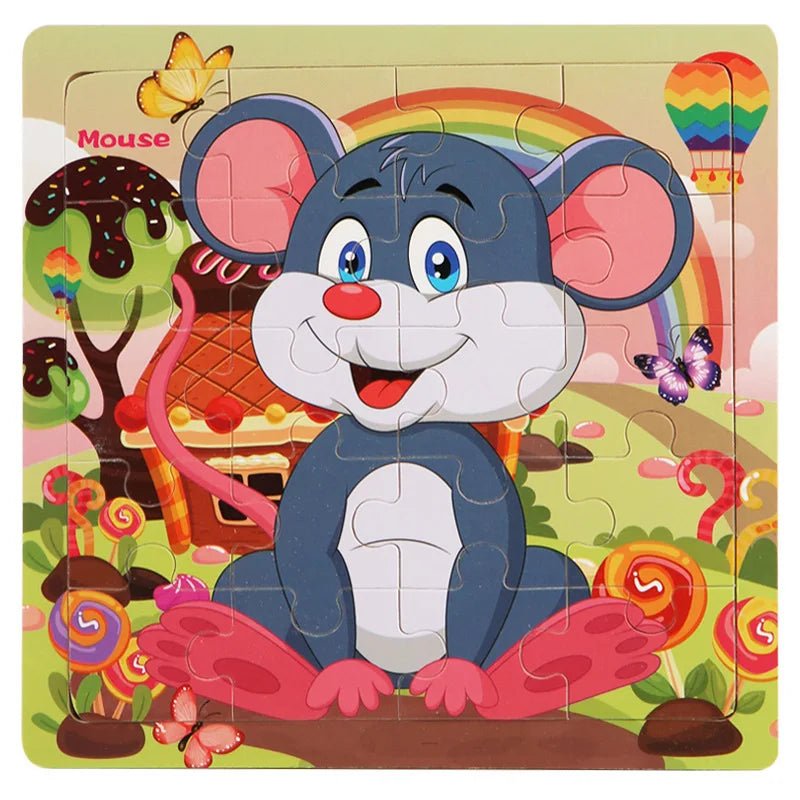 KitzelSchnapp – 3D Wooden Puzzles For Early Childhood Learning