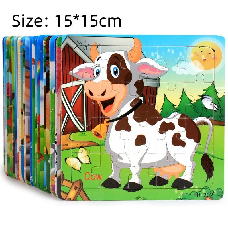 KitzelSchnapp – 3D Wooden Puzzles For Early Childhood Learning