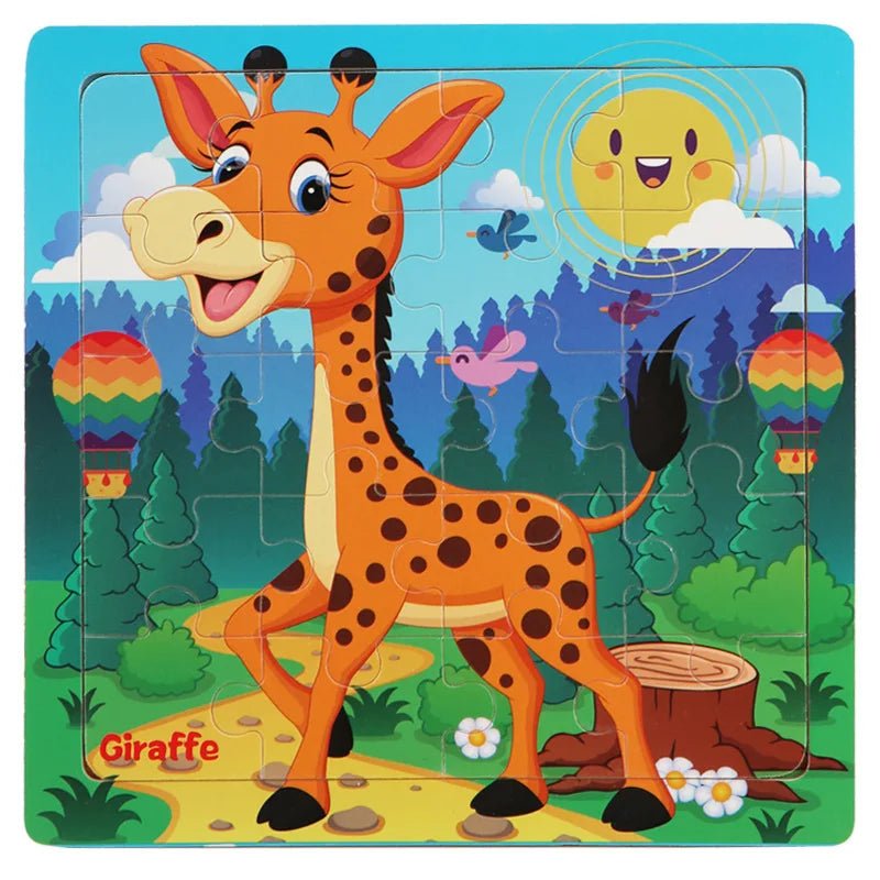 KitzelSchnapp – 3D Wooden Puzzles For Early Childhood Learning
