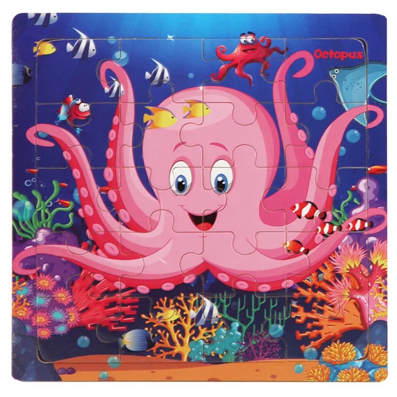 KitzelSchnapp – 3D Wooden Puzzles For Early Childhood Learning
