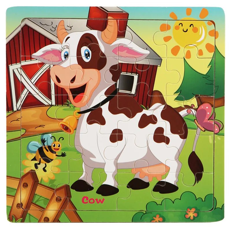 KitzelSchnapp – 3D Wooden Puzzles For Early Childhood Learning