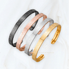 Zahira - Stainless Steel Bangle with Ayatul Kursi Engraving