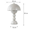 Moderne Tischlampe im Skandinavischen Design mit Goldakzenten