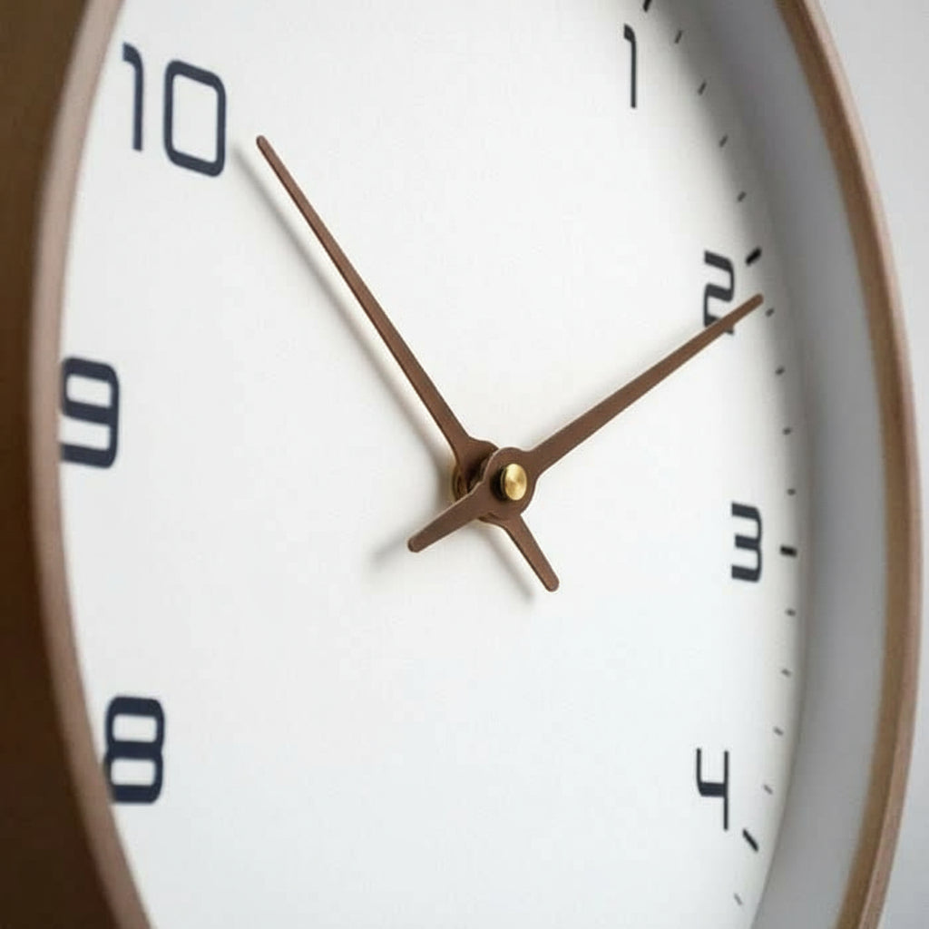 Nordic Wood – Stylish Wooden Wall Clock For Modern Living