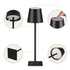 Elegante LED-Tischleuchte mit Akku